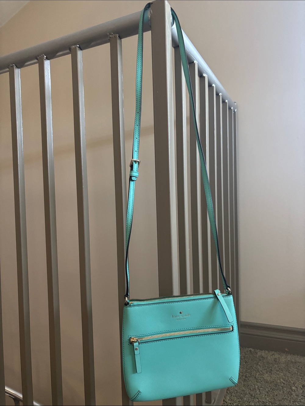 Kate Spade Cedar Street Tiffany Aqua Crossbody Bag - Picture 8 of 8